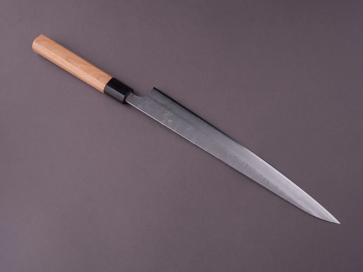 Hitohira - Futana - Ginsan - Nashiji - Sujihiki - 270mm - Cherry Handle - Image 7