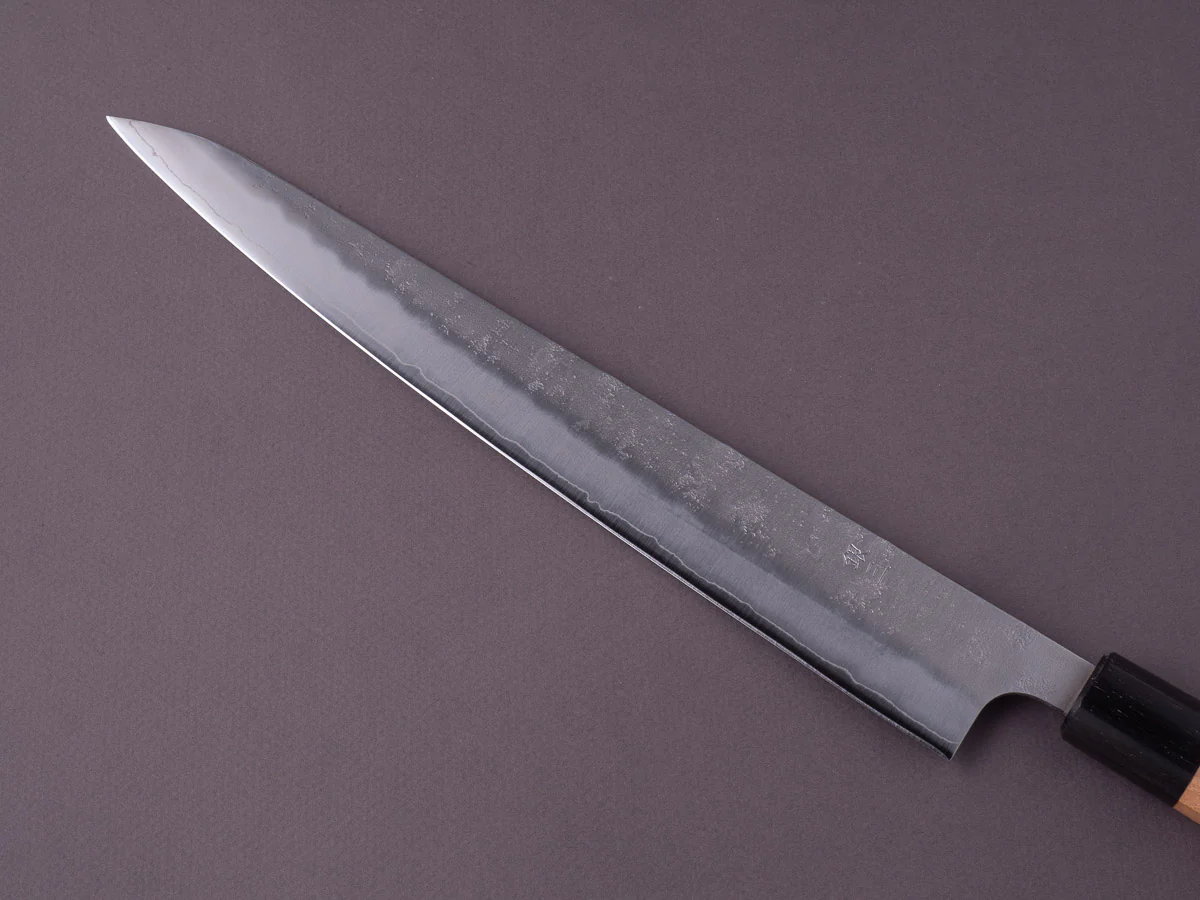 Hitohira - Futana - Ginsan - Nashiji - Sujihiki - 270mm - Cherry Handle - Image 9