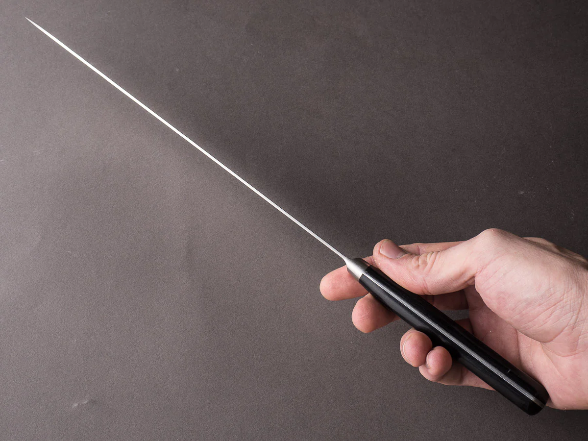 Hitohira - Futana - Ginsan - Nashiji - Sujihiki - 270mm - Western Handle - Image 9