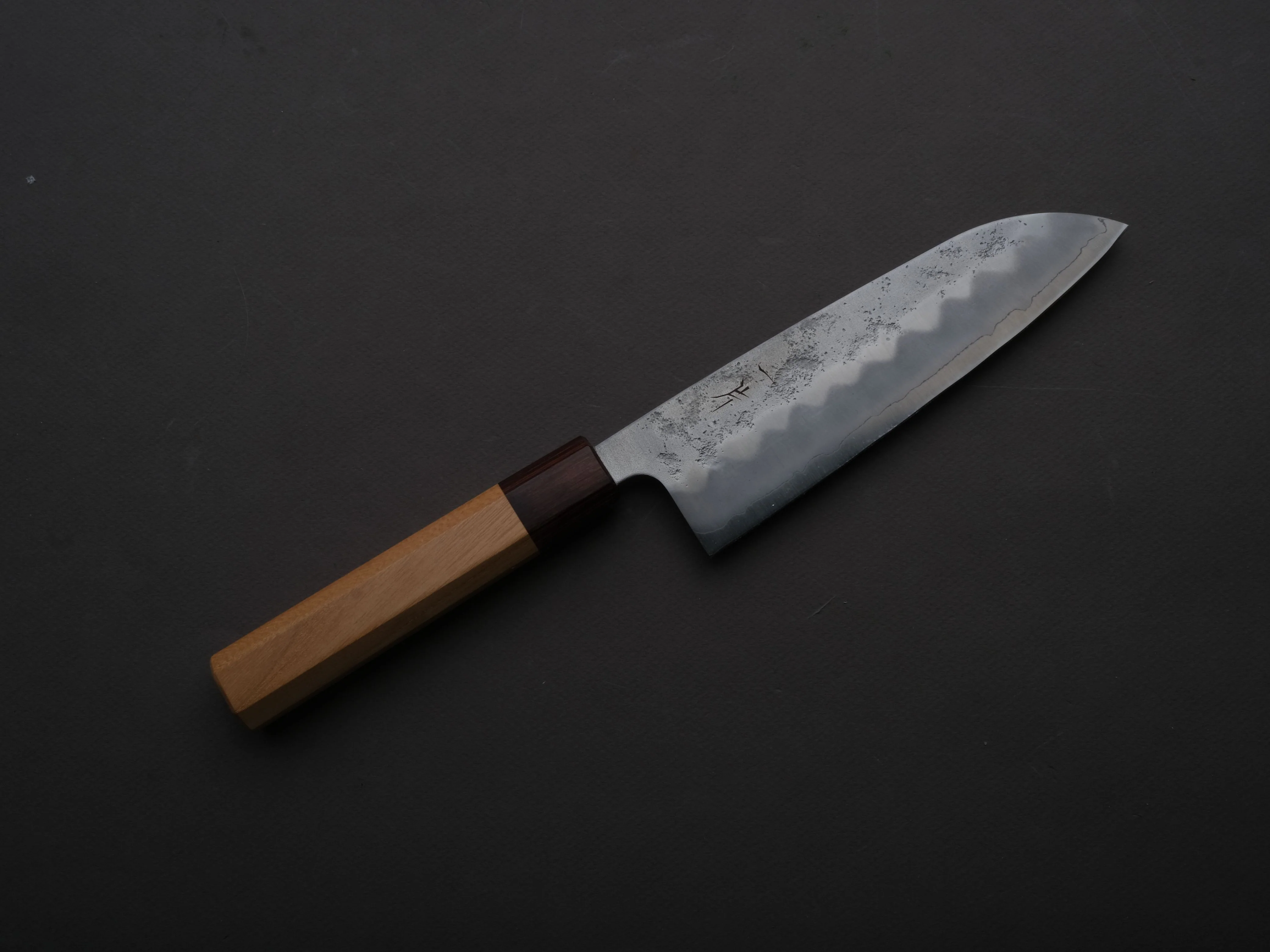 Hitohira - Futana - Ginsan - Nashiji - Santoku - 170mm - Keyaki Zelkova Handle