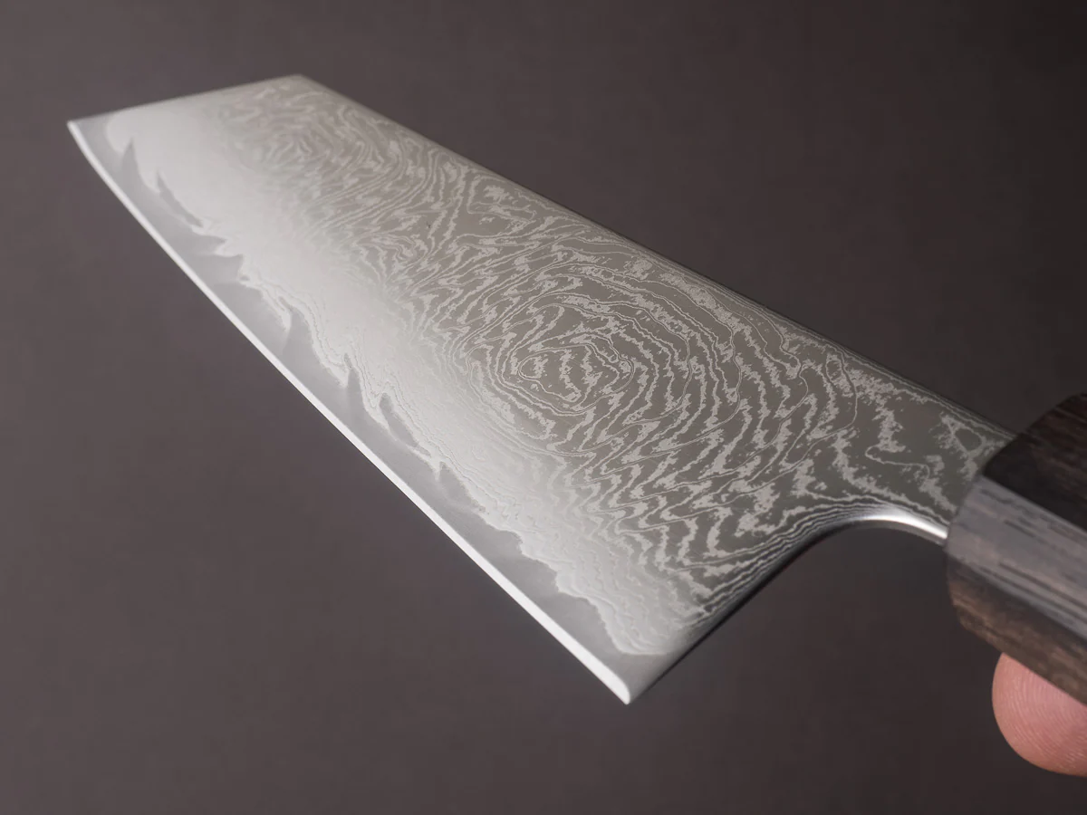 Hitohira - Futana - Nickel Damascus - 170mm Bunka - Tagayasan Handle - Image 10