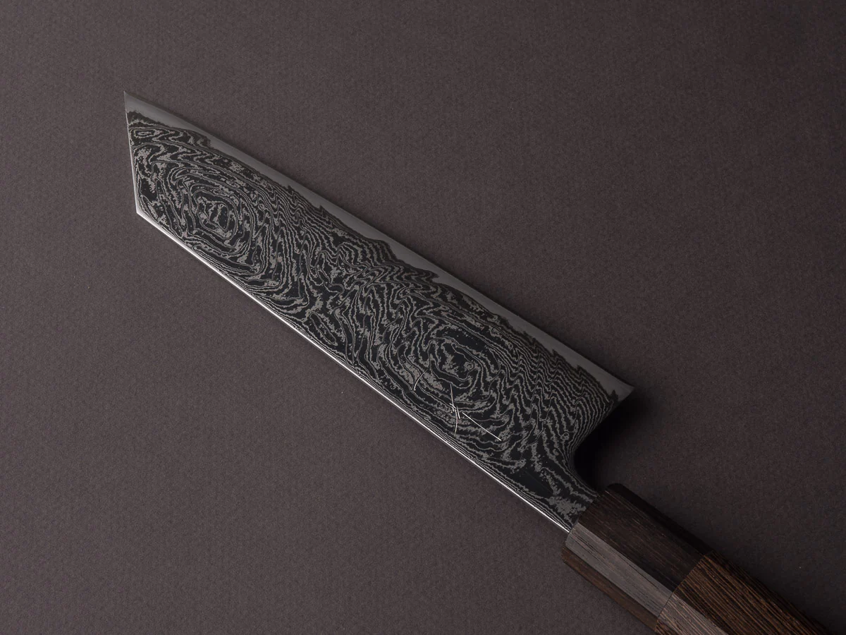Hitohira - Futana - Nickel Damascus - 170mm Bunka - Tagayasan Handle - Image 2