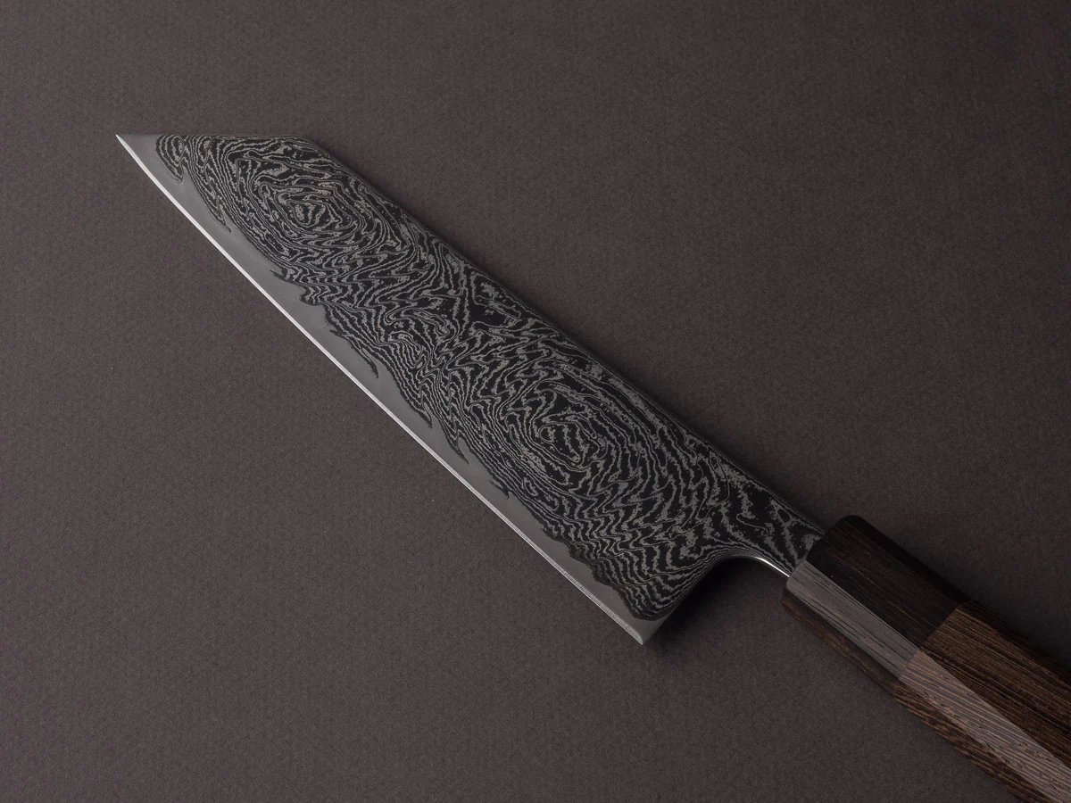 Hitohira - Futana - Nickel Damascus - 170mm Bunka - Tagayasan Handle - Image 3