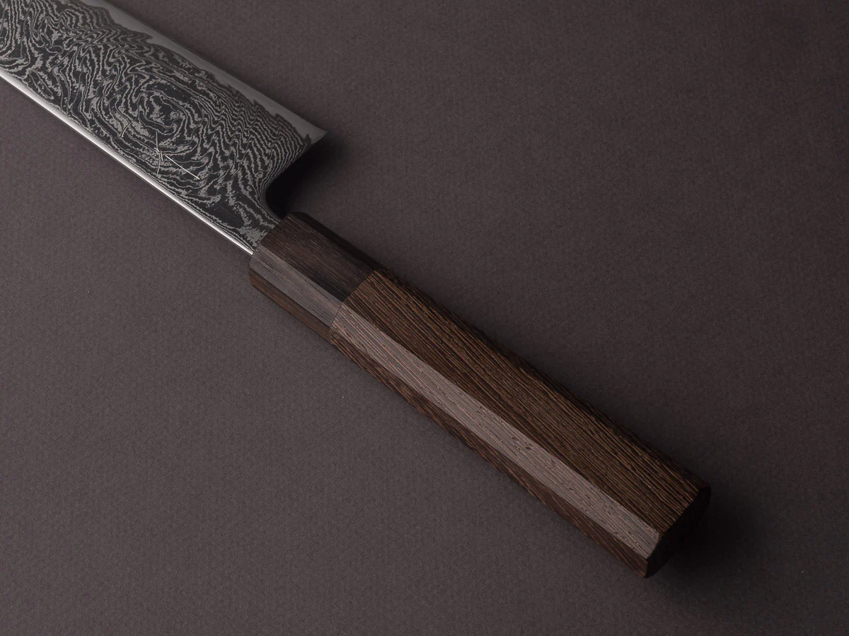 Hitohira - Futana - Nickel Damascus - 170mm Bunka - Tagayasan Handle - Image 4