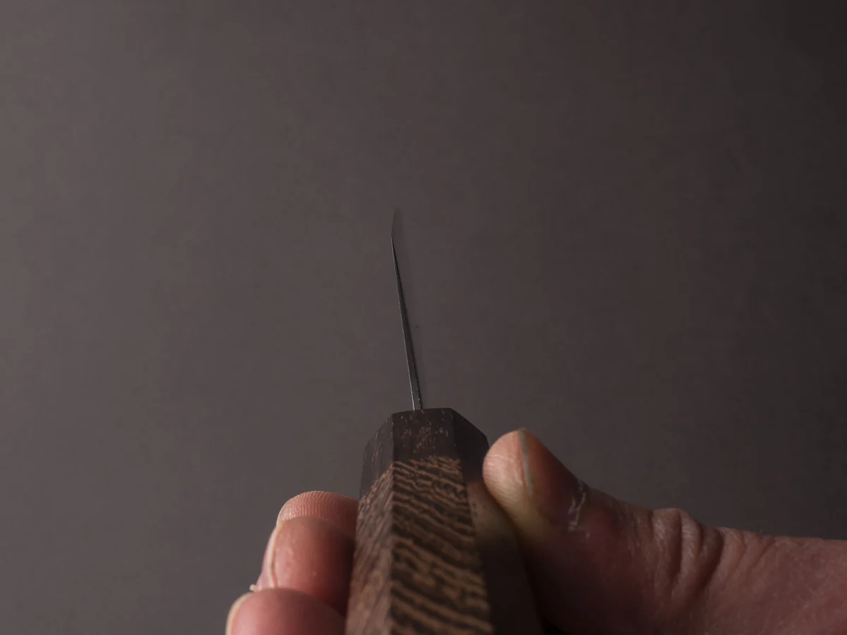Hitohira - Futana - Nickel Damascus - 170mm Bunka - Tagayasan Handle - Image 8