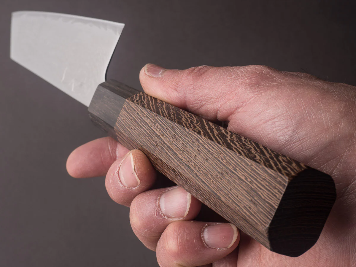 Hitohira - Futana - Nickel Damascus - 170mm Bunka - Tagayasan Handle - Image 9