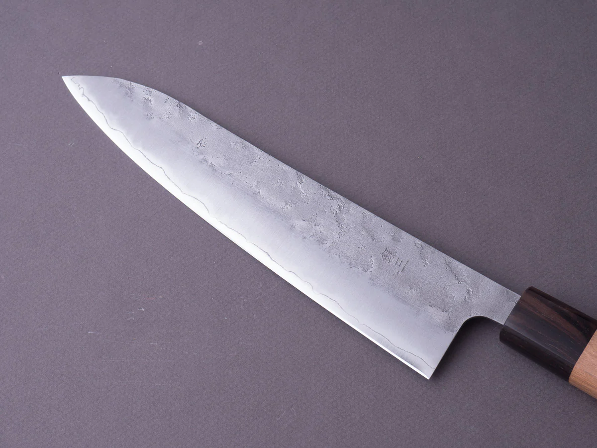 Hitohira - Futana - Ginsan - Nashiji - Gyuto - 210mm - Cherry Handle - Image 10