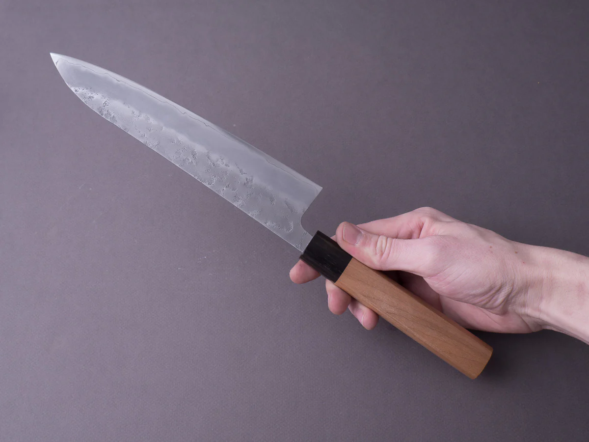 Hitohira - Futana - Ginsan - Nashiji - Gyuto - 210mm - Cherry Handle - Image 4