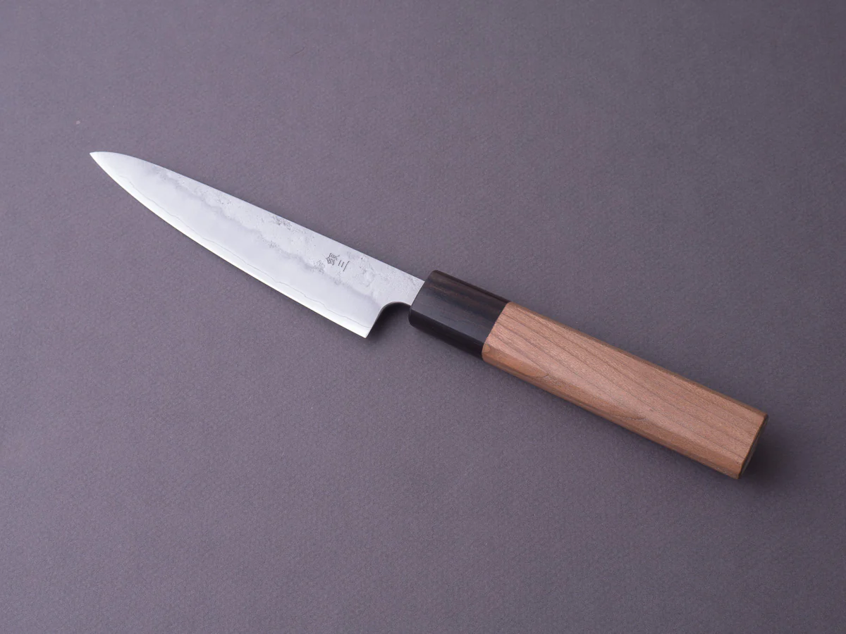 Hitohira - Futana - Ginsan - Nashiji - Petty - 135mm - Cherry Handle - Image 2