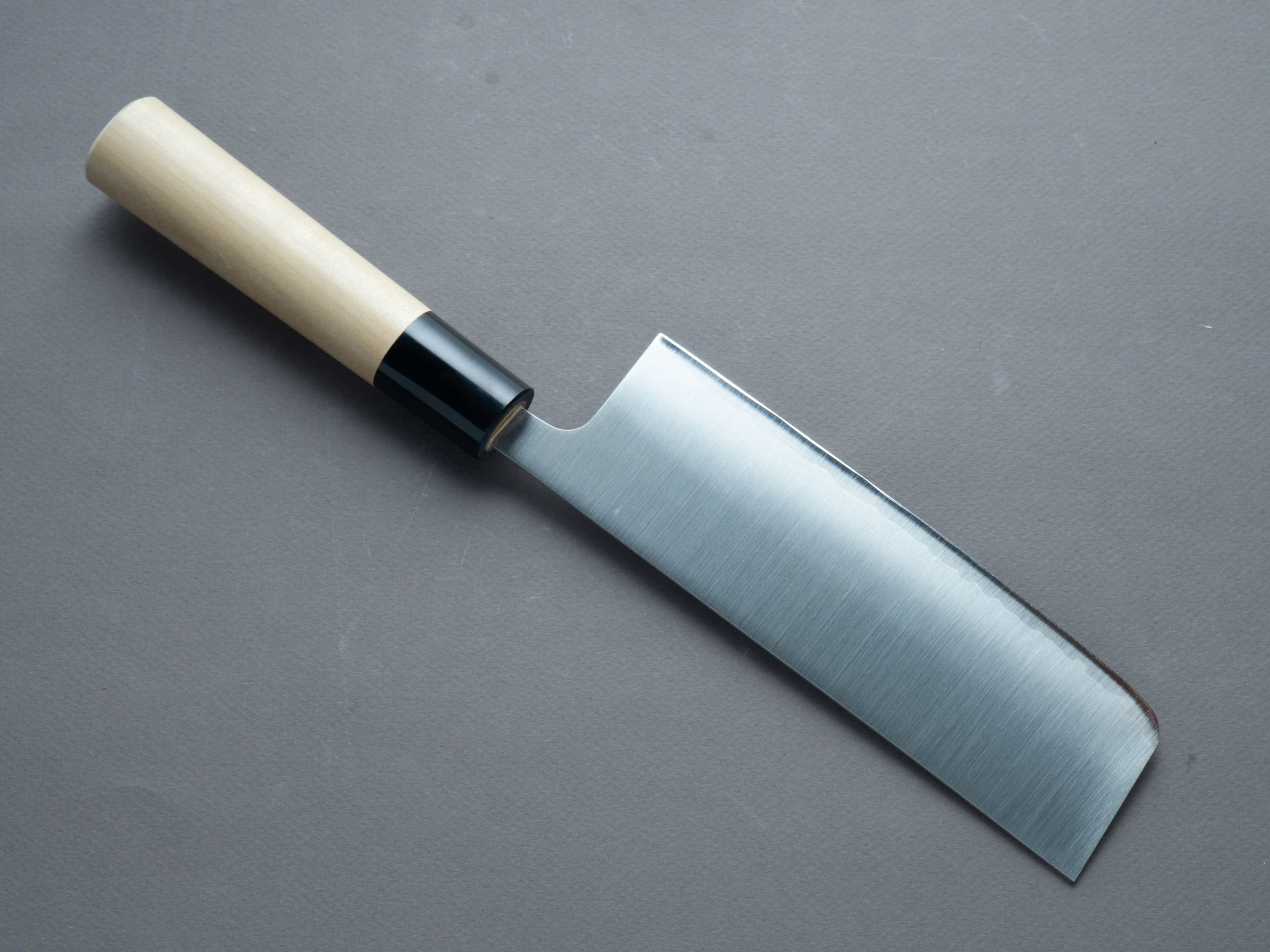 Hitohira - Futana - Stainless - Migaki - 165mm - Nakiri - D-Shape Magnolia Handle - Image 2