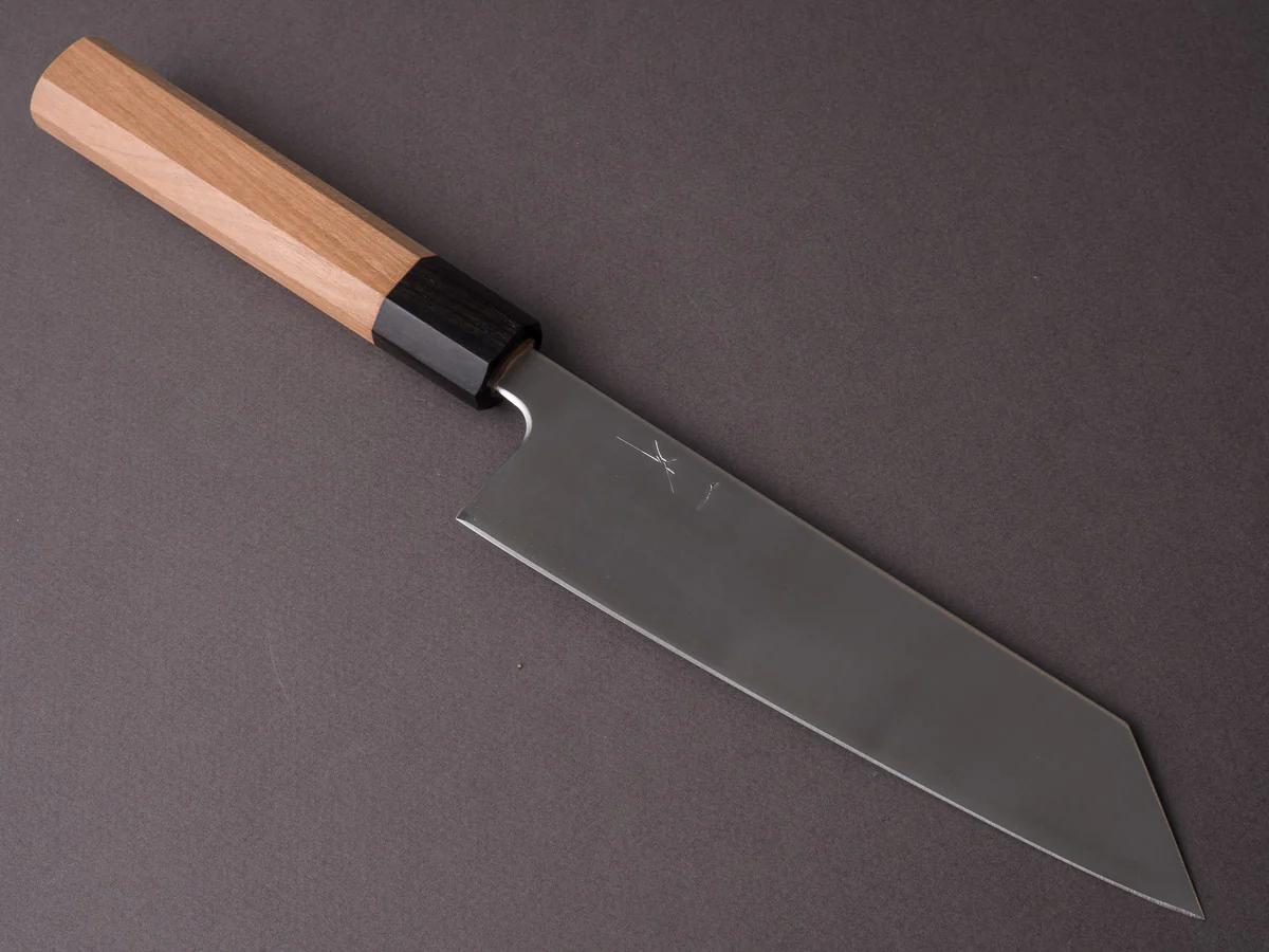 Hitohira - Futana - Super Blue - Migaki - 170mm Bunka - Cherry Handle
