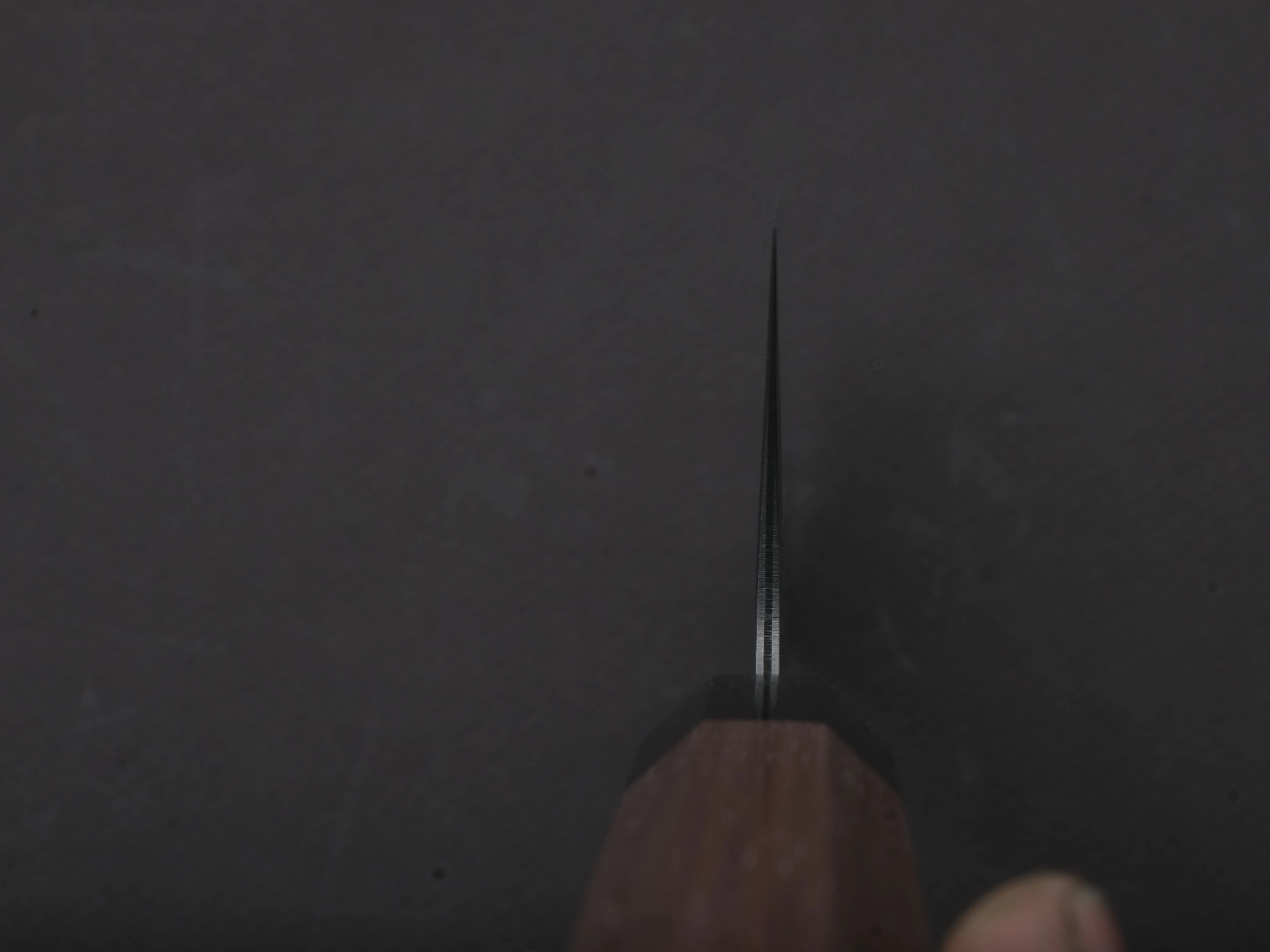 Hitohira - Futana - Swedish Stainless - Nashiji Damascus - Nakiri - 165mm - Walnut Handle - Image 6