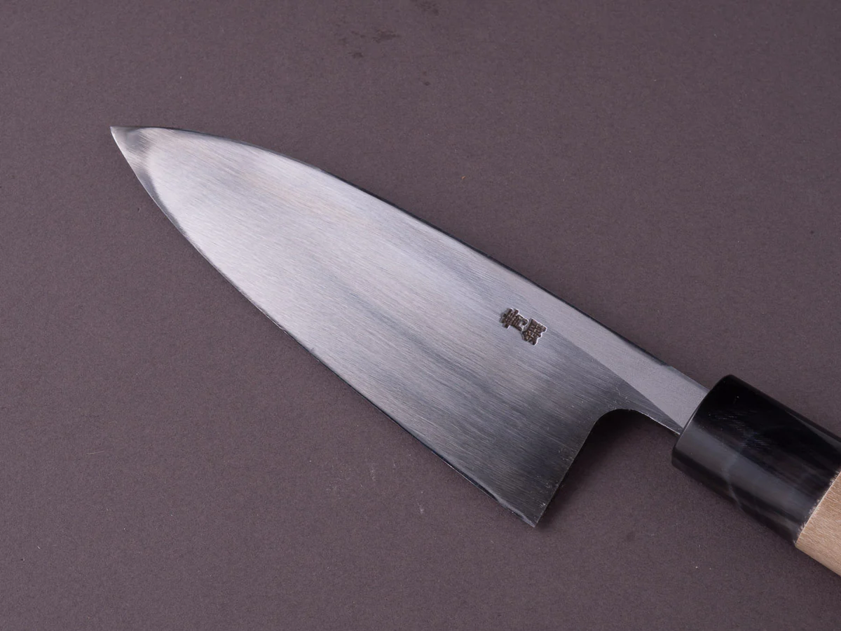 Hitohira - Gorobei - Blue #2 - 135mm Deba - Ho Wood Handle - Image 5