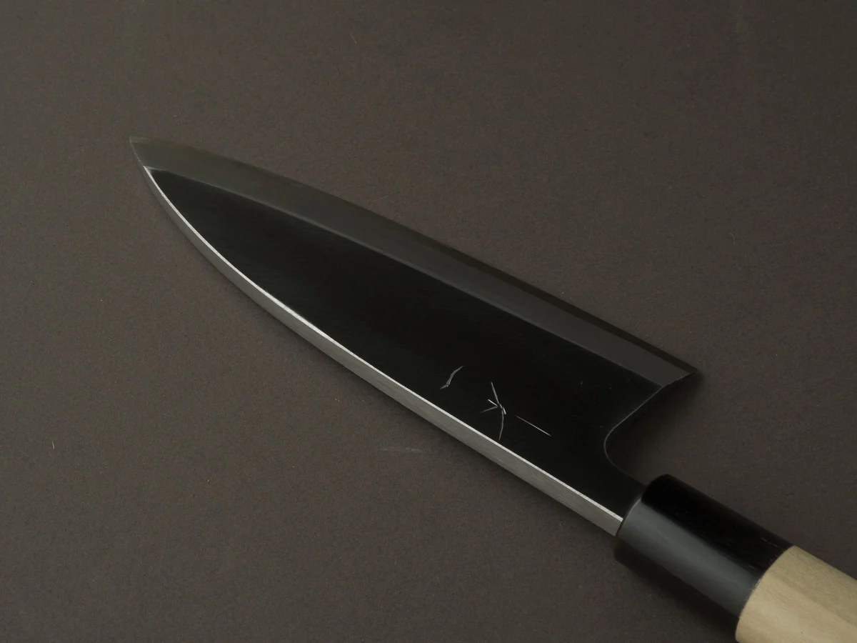Hitohira - Gorobei - Blue #2 - 150mm Deba - Ho Wood Handle - Image 2