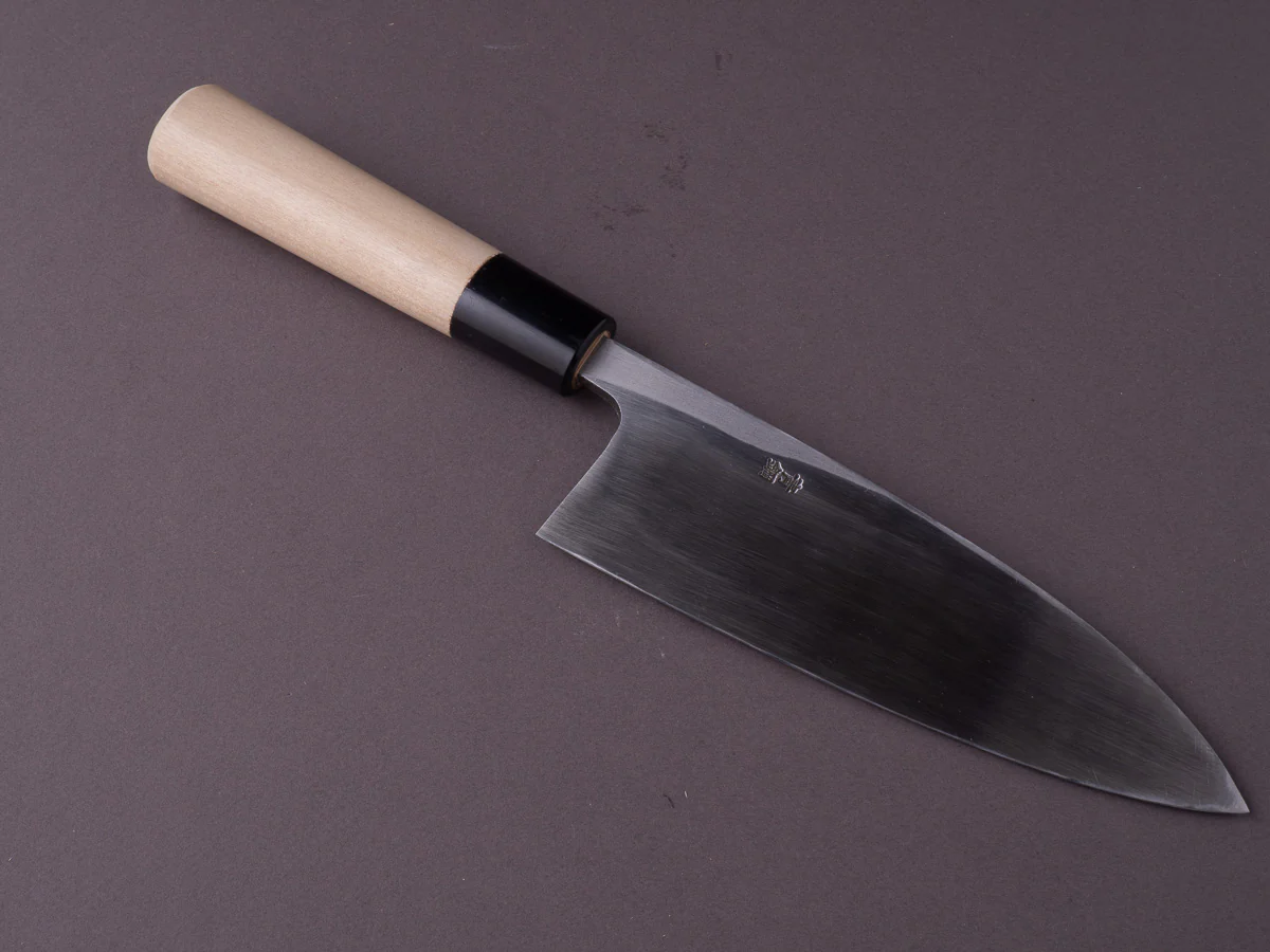 Hitohira - Gorobei - Blue #2 - 165mm Deba - Ho Wood Handle - Left-handed - Image 7