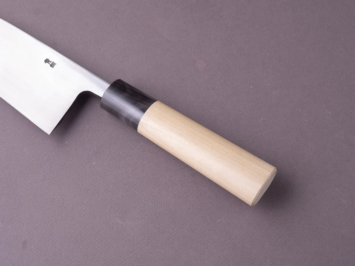 Hitohira - Gorobei - Blue #2 - 180mm Deba - Ho Wood Handle - Image 4