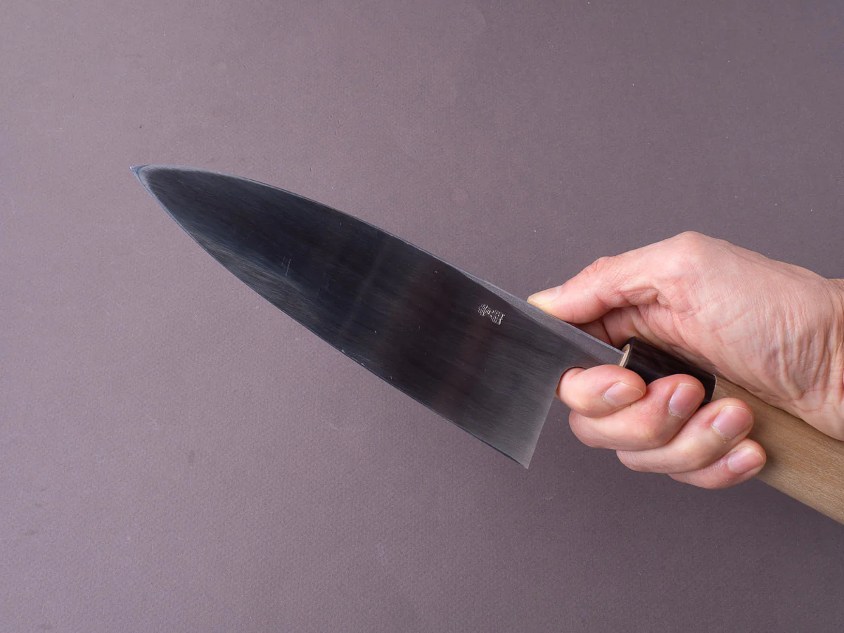 Hitohira - Gorobei - Blue #2 - 180mm Deba - Ho Wood Handle - Image 5