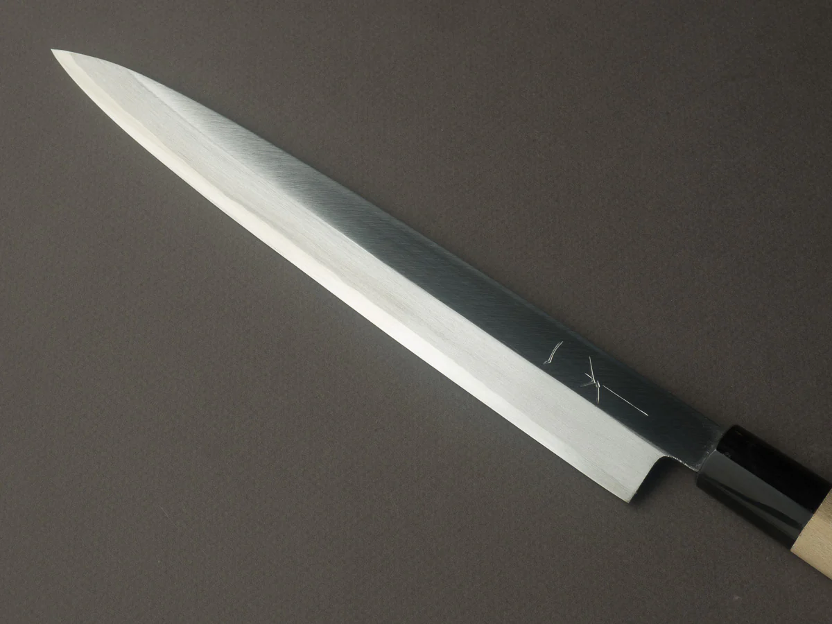 Hitohira - Gorobei - Blue #2 - Left Handed 240mm Yanagiba - Ho Wood Handle - Image 2