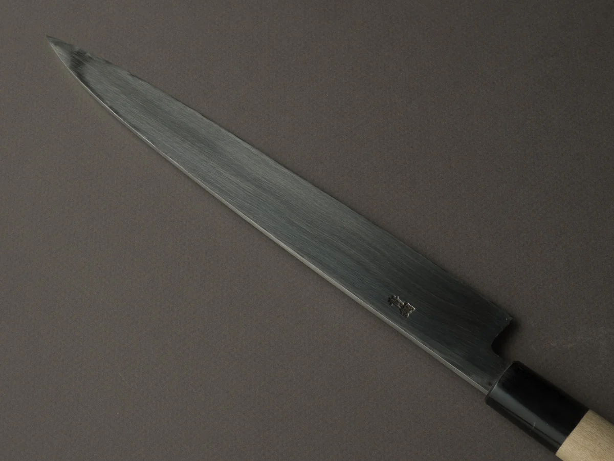 Hitohira - Gorobei - Blue #2 - Left Handed 240mm Yanagiba - Ho Wood Handle - Image 3
