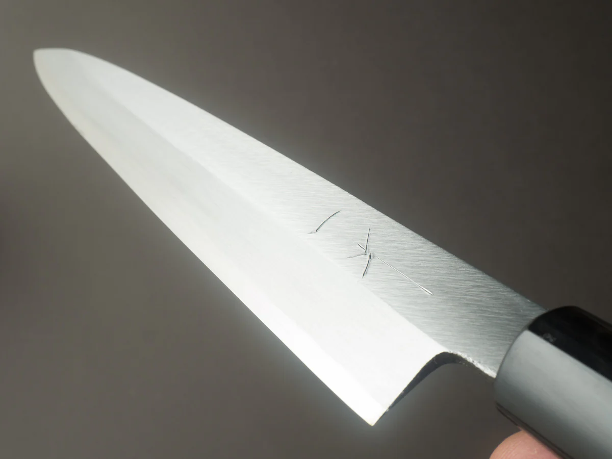 Hitohira - Gorobei - Blue #2 - Left Handed 240mm Yanagiba - Ho Wood Handle - Image 9