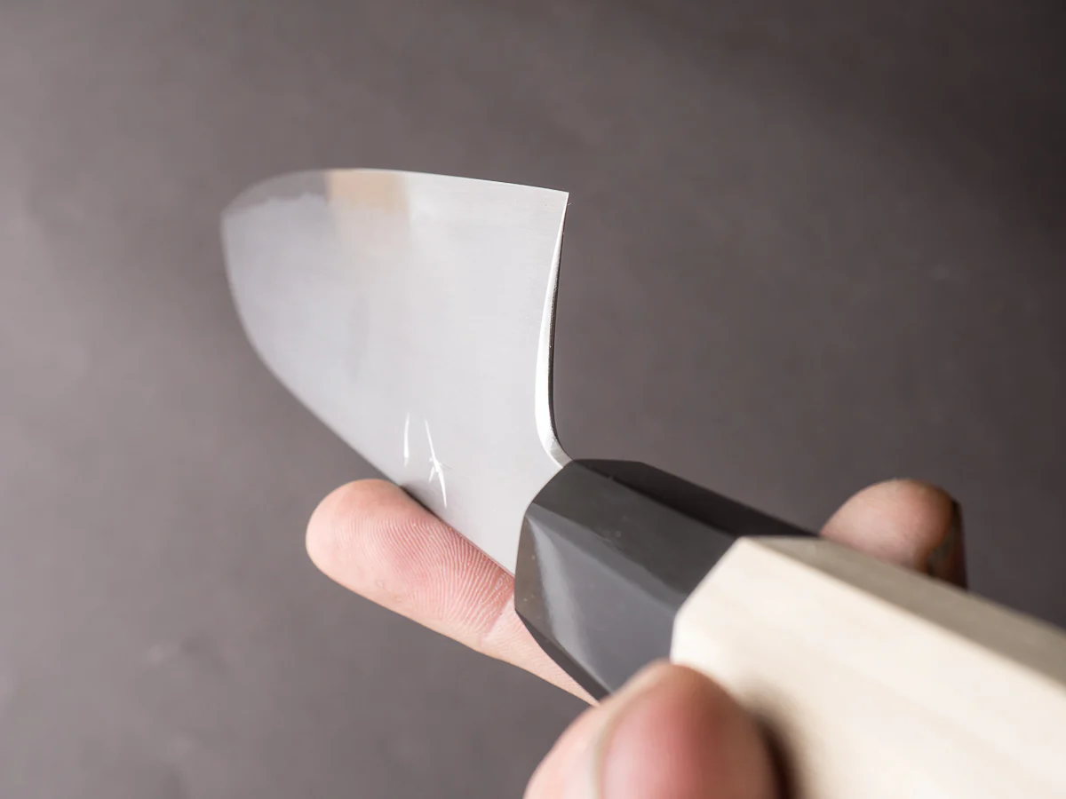 Hitohira - Gorobei x Rikichi - White #2 Kasumi - 165mm Santoku - Ho Wood Handle - Image 10