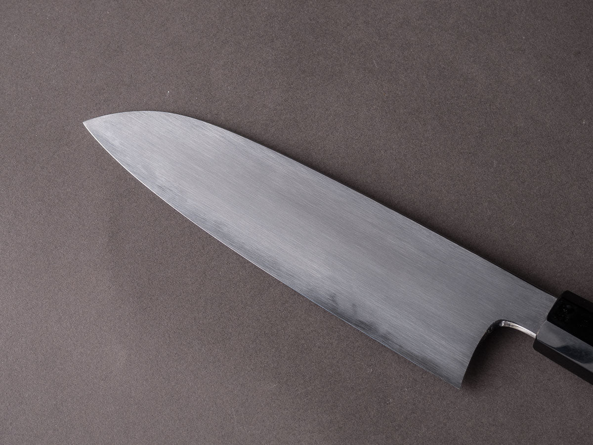 Hitohira - Gorobei x Rikichi - White #2 Kasumi - 165mm Santoku - Ho Wood Handle - Image 4