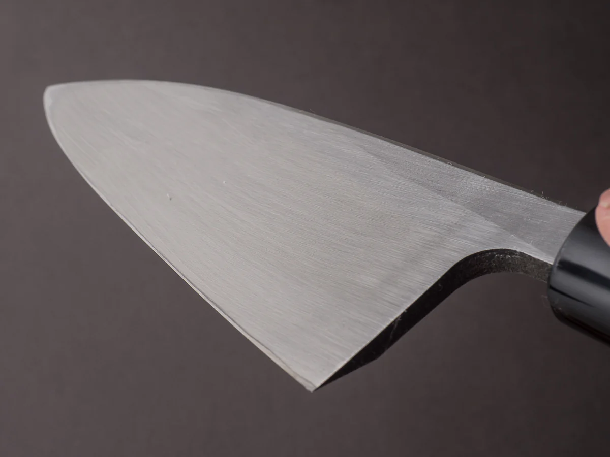 Hitohira - Gorobei - White #3 - 150mm Deba - Ho Wood Handle - Image 11