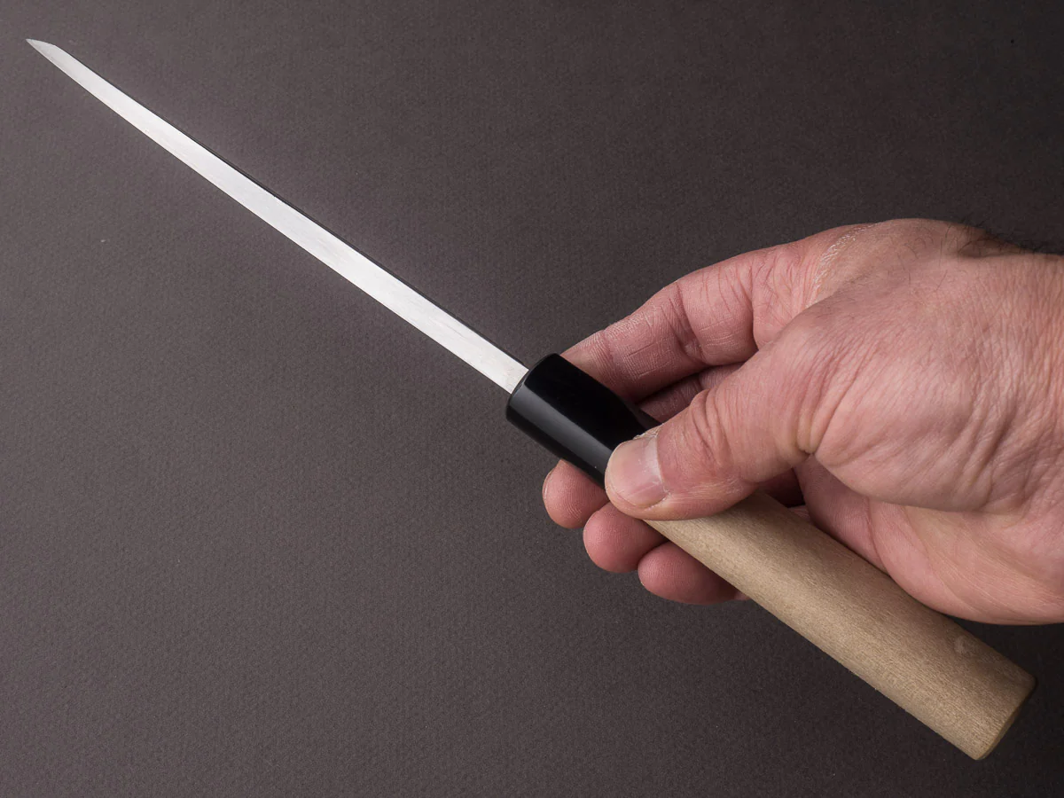 Hitohira - Gorobei - White #3 - 150mm Deba - Ho Wood Handle - Image 7