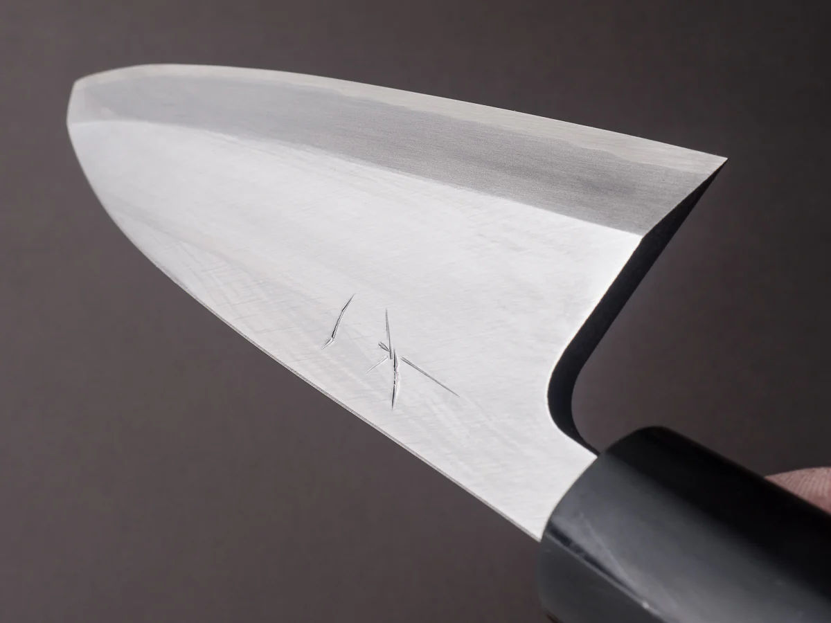 Hitohira - Gorobei - White #3 - 165mm Deba - Ho Wood Handle - Image 10