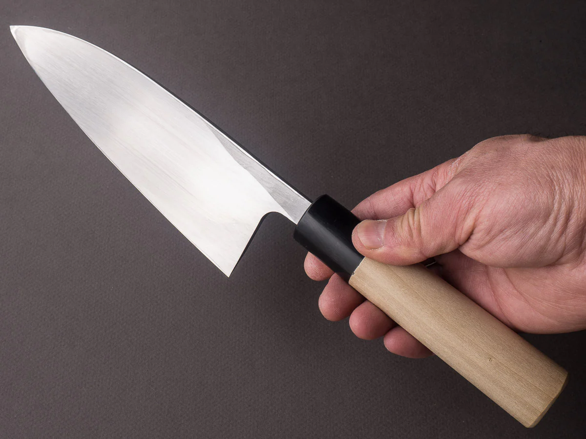 Hitohira - Gorobei - White #3 - 165mm Deba - Ho Wood Handle - Image 6