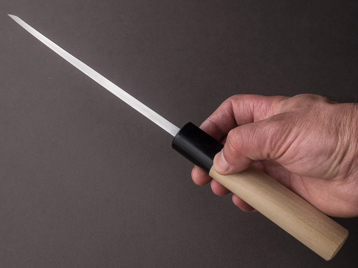Hitohira - Gorobei - White #3 - 165mm Deba - Ho Wood Handle - Image 7