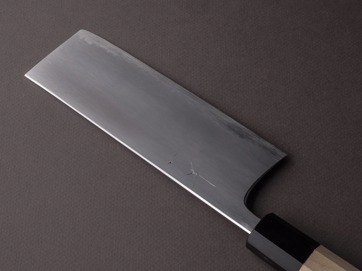 Hitohira - Gorobei x Rikichi - White #2 Kasumi - 165mm Nakiri - Ho Wood Handle - Image 2