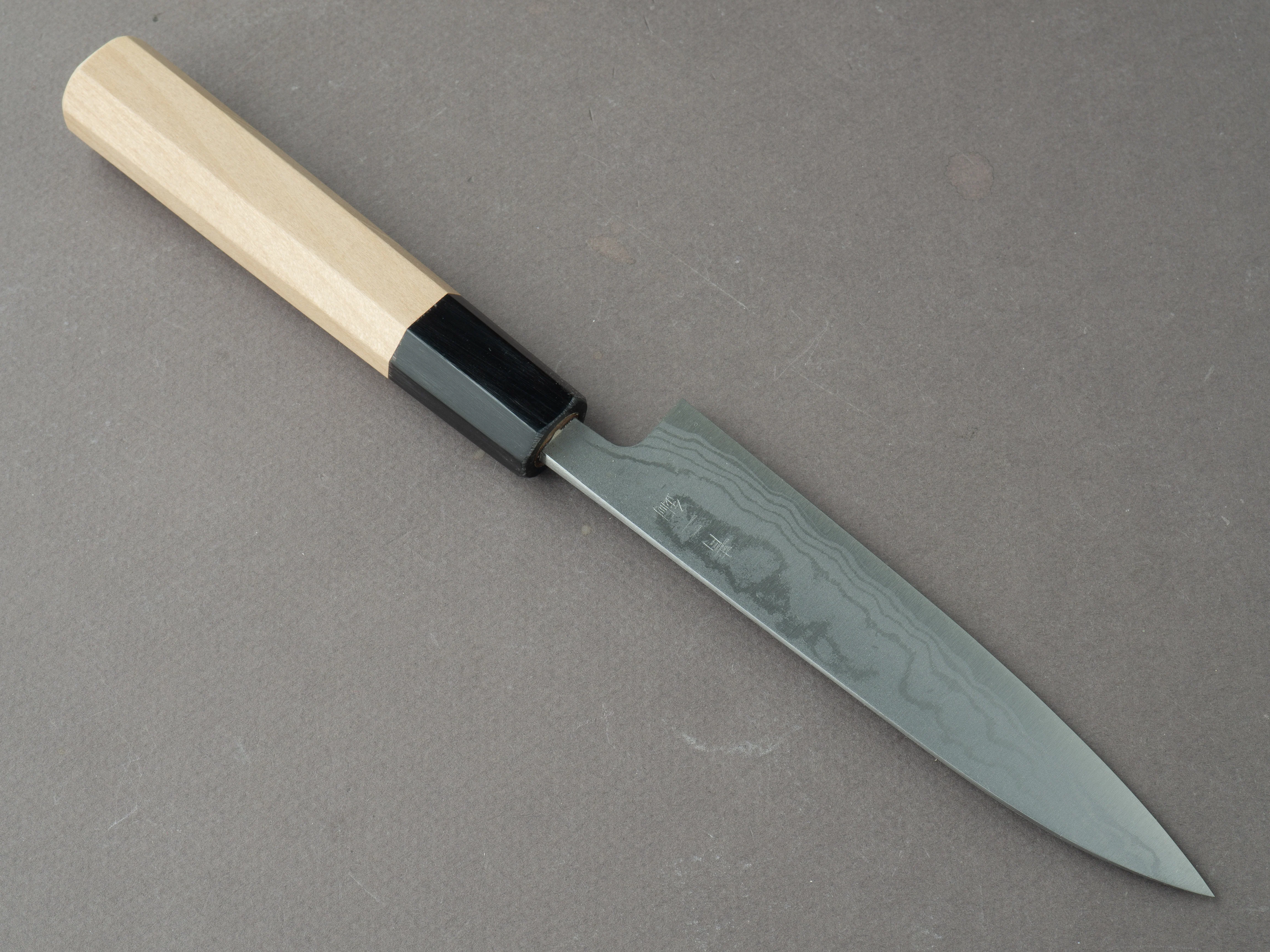 Hitohira - GR - Blue #2 - Damascus - 135mm - Petty - Ho Wood Handle - Image 2