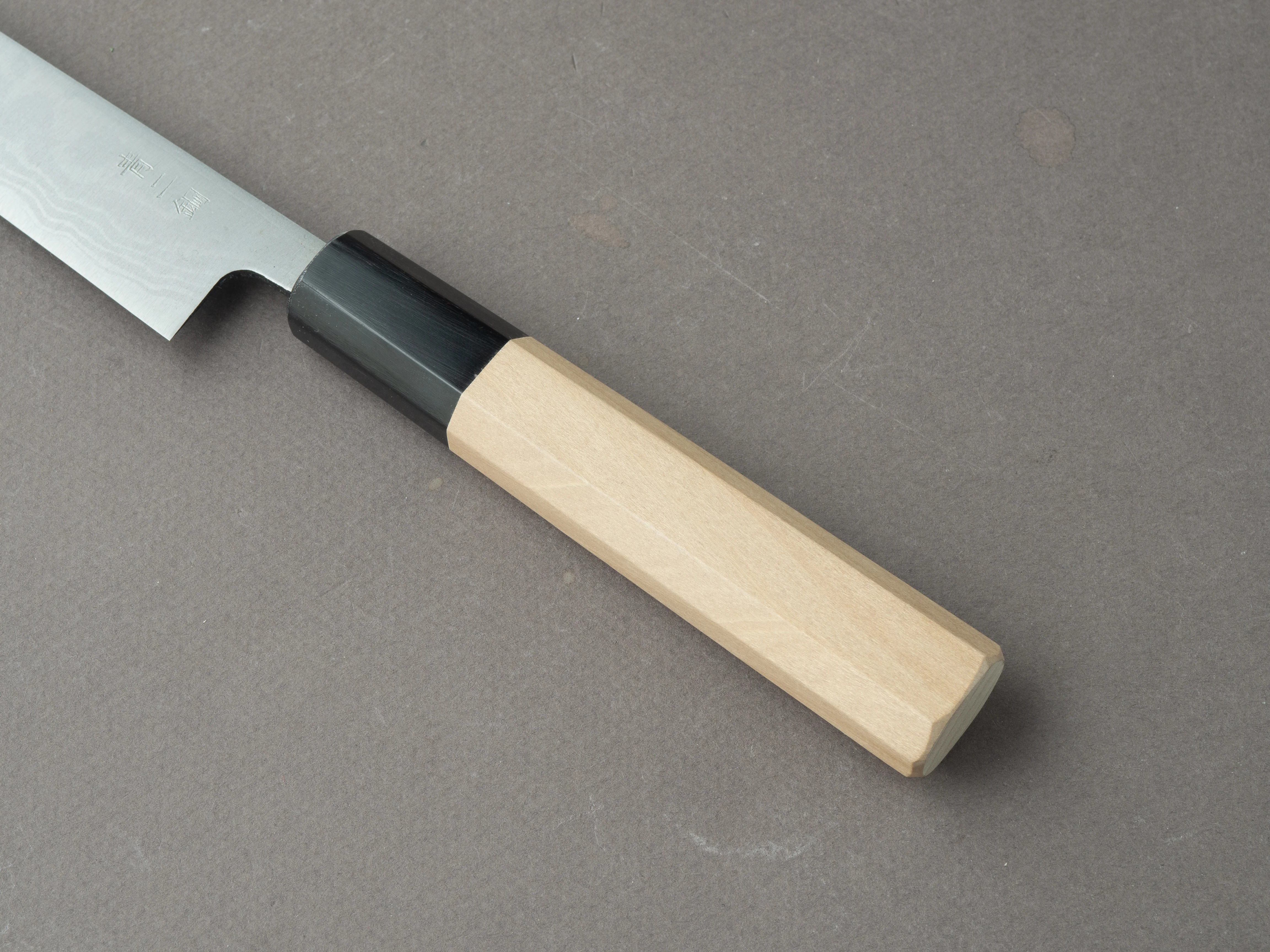 Hitohira - GR - Blue #2 - Damascus - 135mm - Petty - Ho Wood Handle - Image 5