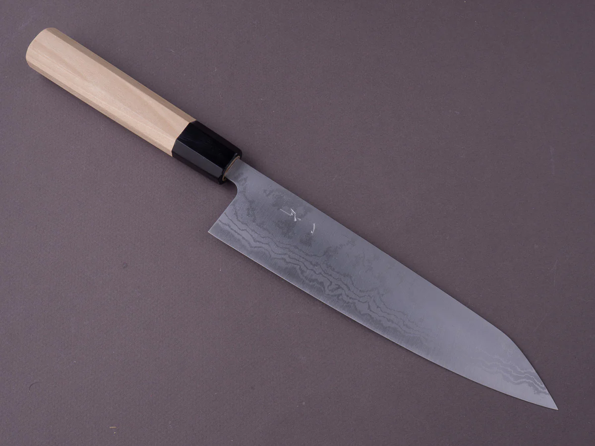 Hitohira - GR - Blue #2 Damascus - 210mm Gyuto - Magnolia Handle