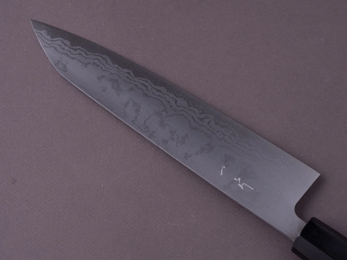 Hitohira - GR - Blue #2 Damascus - 210mm Gyuto - Magnolia Handle - Image 3