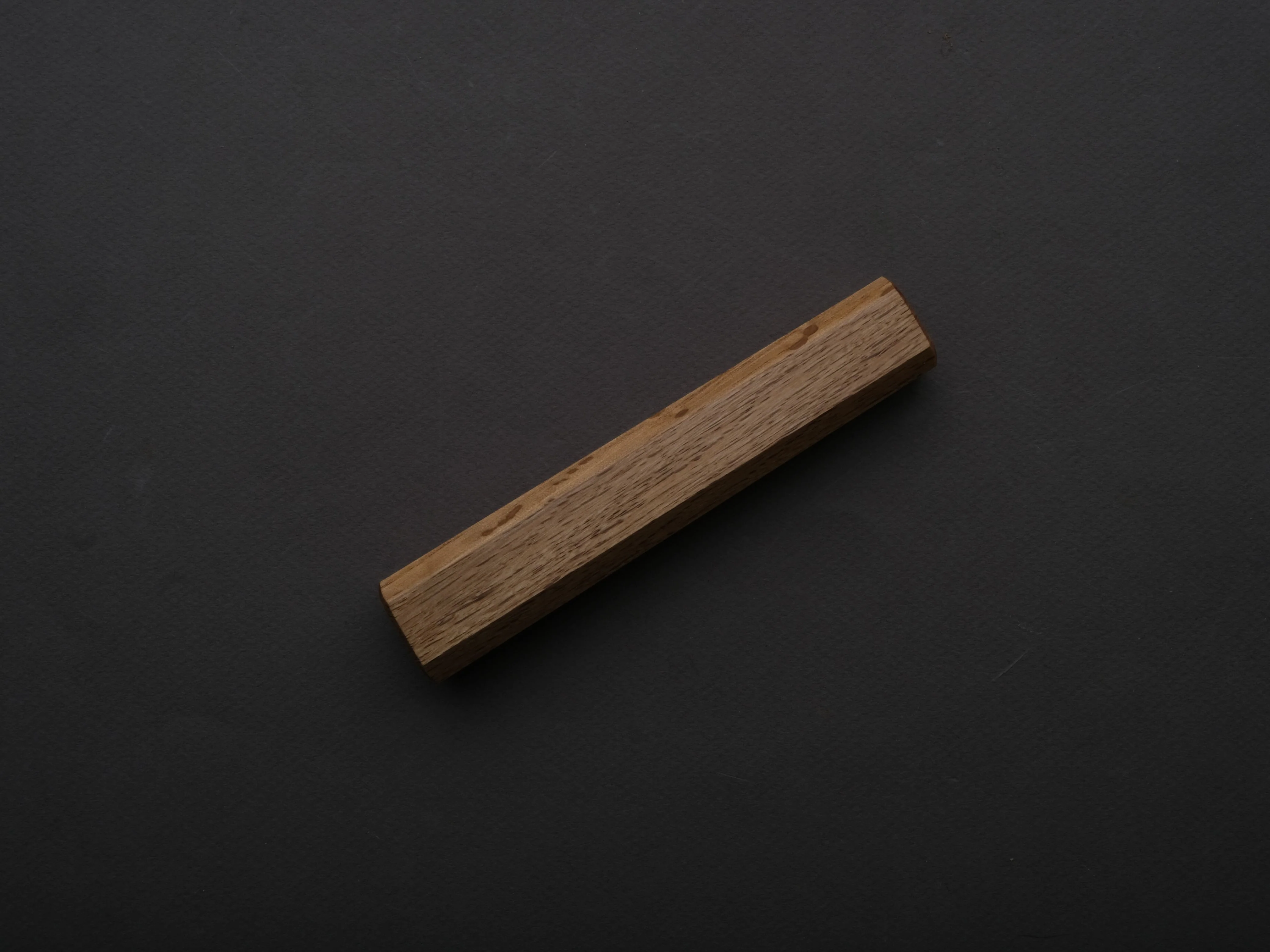 Hitohira - KMT - Handle - Lacquered Oak - 130mm - Octagonal