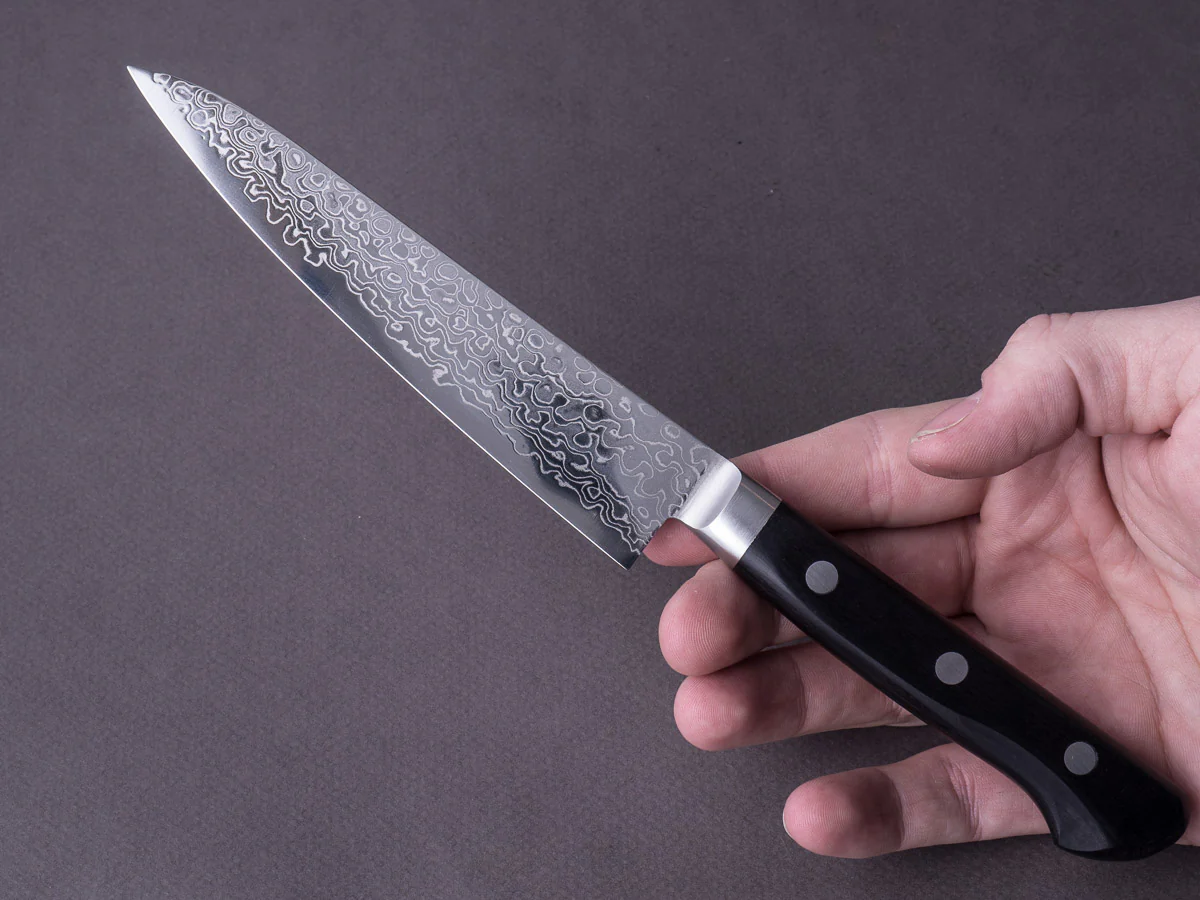 Hitohira - HG - Damascus - 135mm Petty - Pakka Handle - Image 7