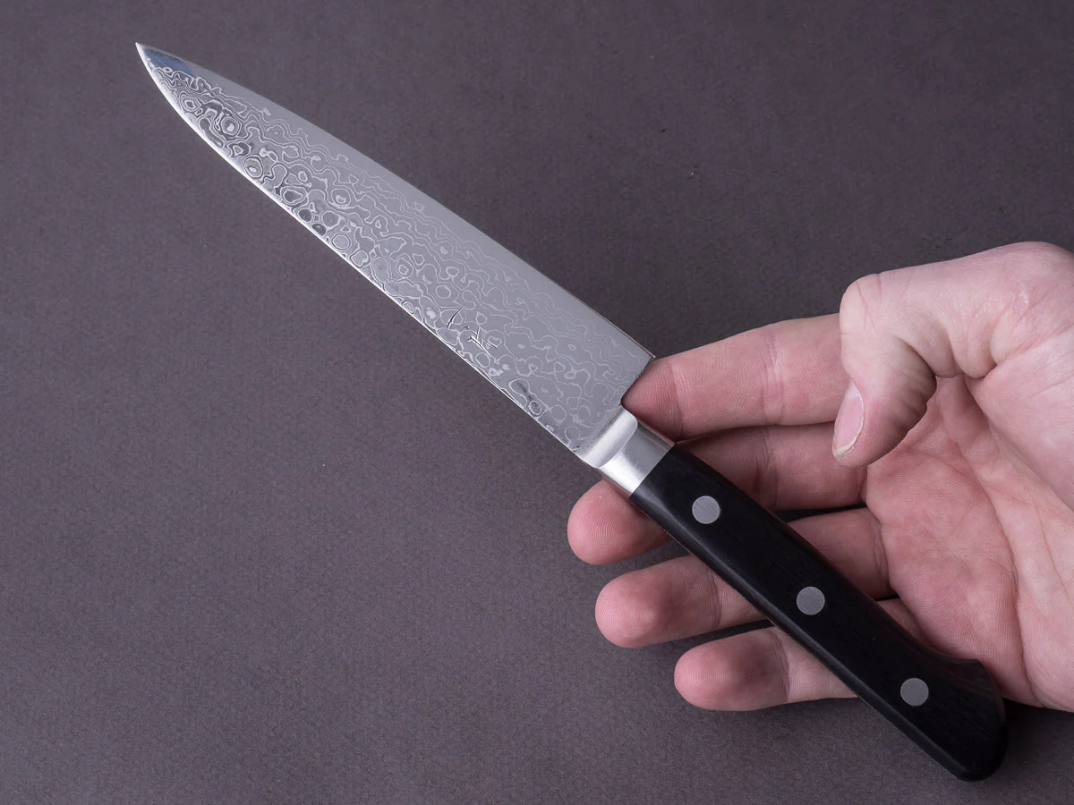 Hitohira - HG - Damascus - 135mm Petty - Pakka Handle - Image 8