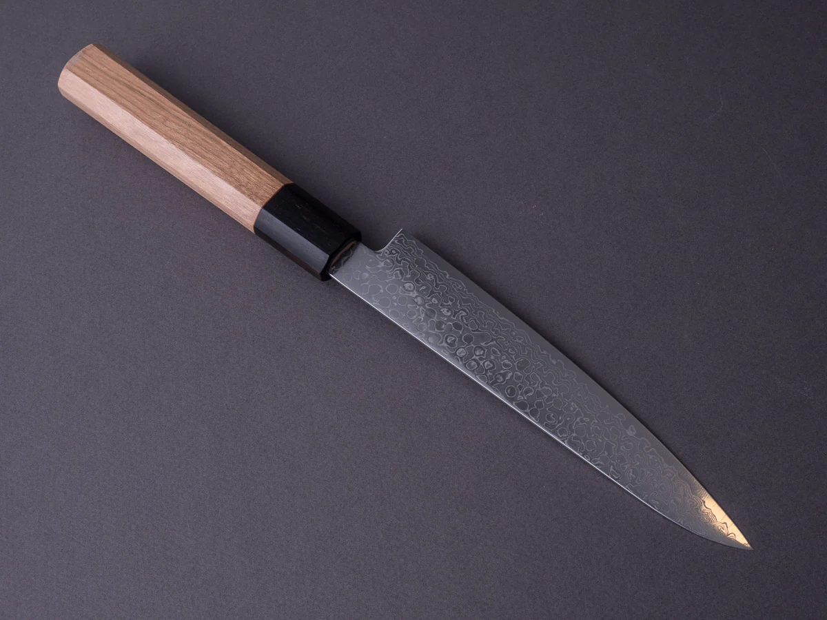 Hitohira - HG - Damascus - 150mm Petty - Cherry Wood Handle - Image 2