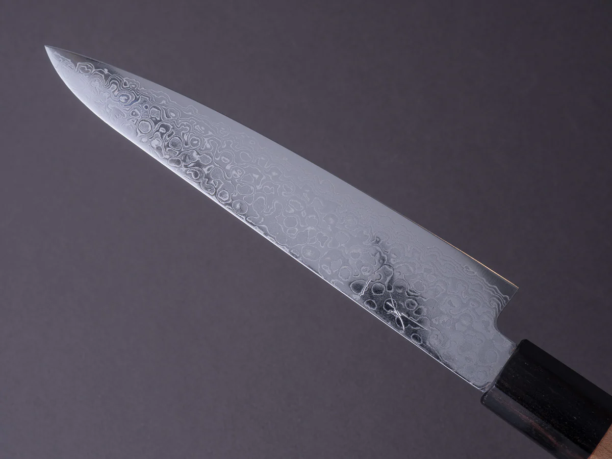 Hitohira - HG - Damascus - 150mm Petty - Cherry Wood Handle - Image 3