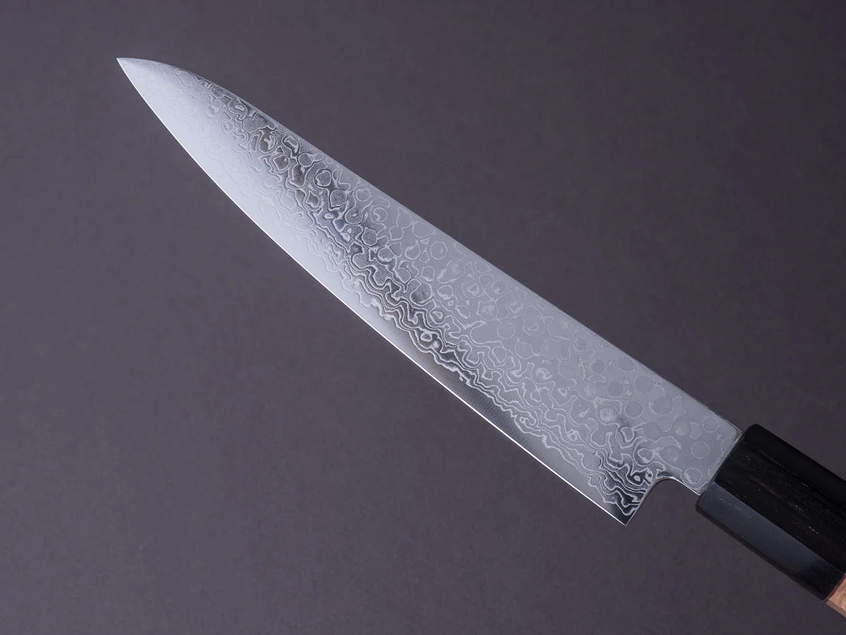 Hitohira - HG - Damascus - 150mm Petty - Cherry Wood Handle - Image 4