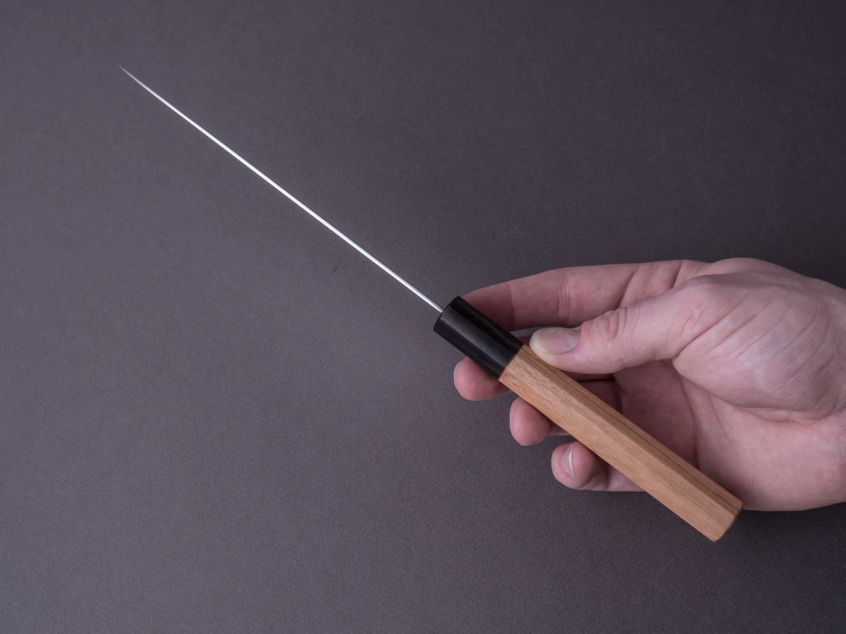 Hitohira - HG - Damascus - 150mm Petty - Cherry Wood Handle - Image 8