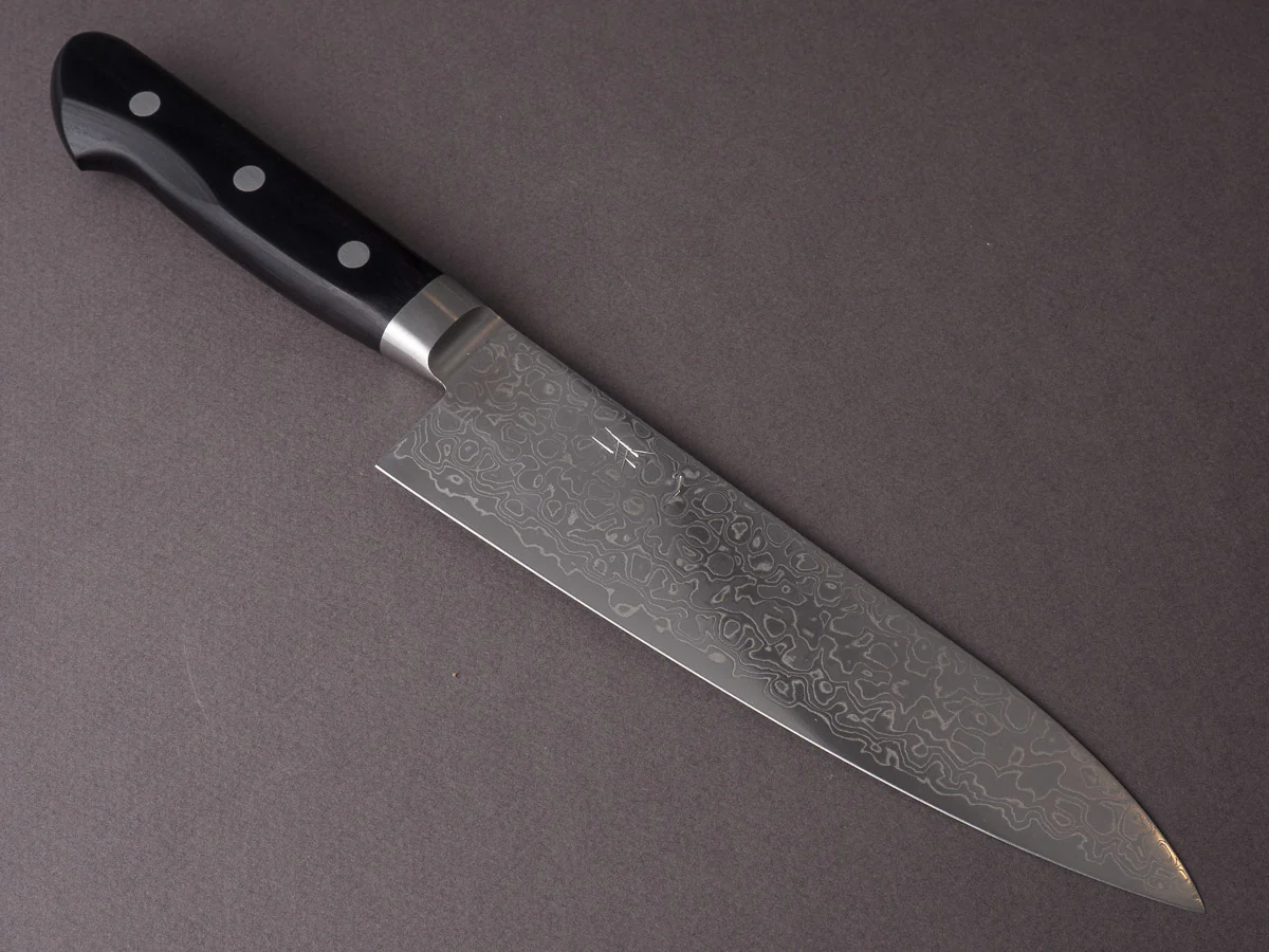 Hitohira - HG - Damascus - 180mm Gyuto - Western Handle