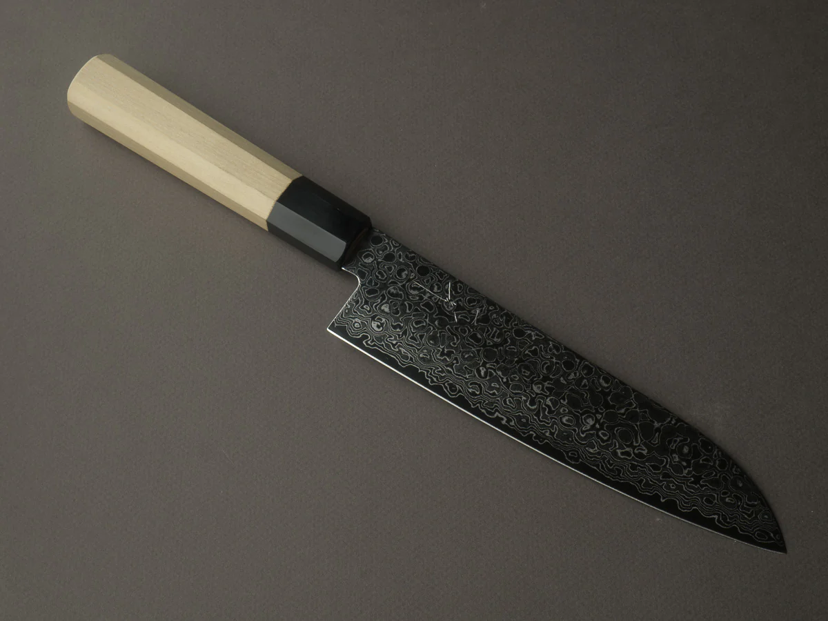 Hitohira - HG - Damascus - 185mm Santoku - Ho Wood Handle