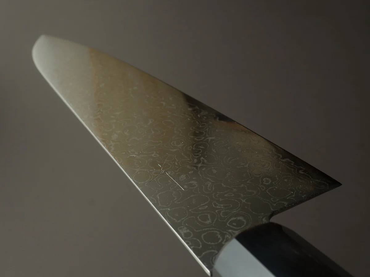 Hitohira - HG - Damascus - 210mm Gyuto - Ho Wood Handle - Image 12