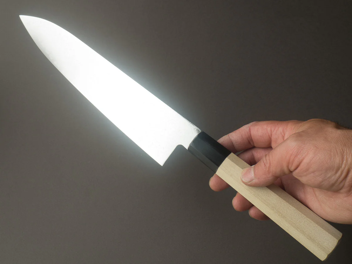 Hitohira - HG - Damascus - 210mm Gyuto - Ho Wood Handle - Image 6