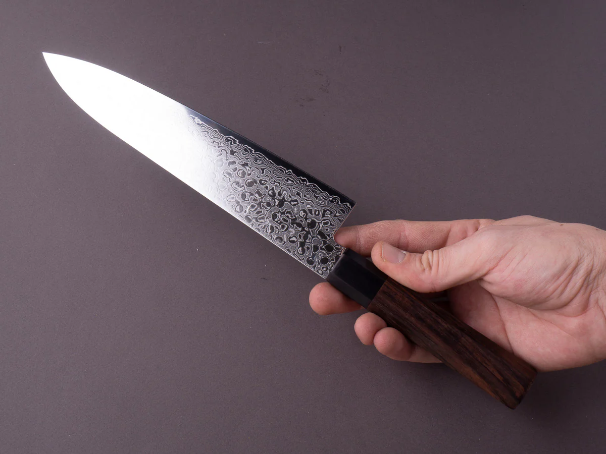 Hitohira - HG - Damascus - 210mm Gyuto - Original Wood Handle - Image 4