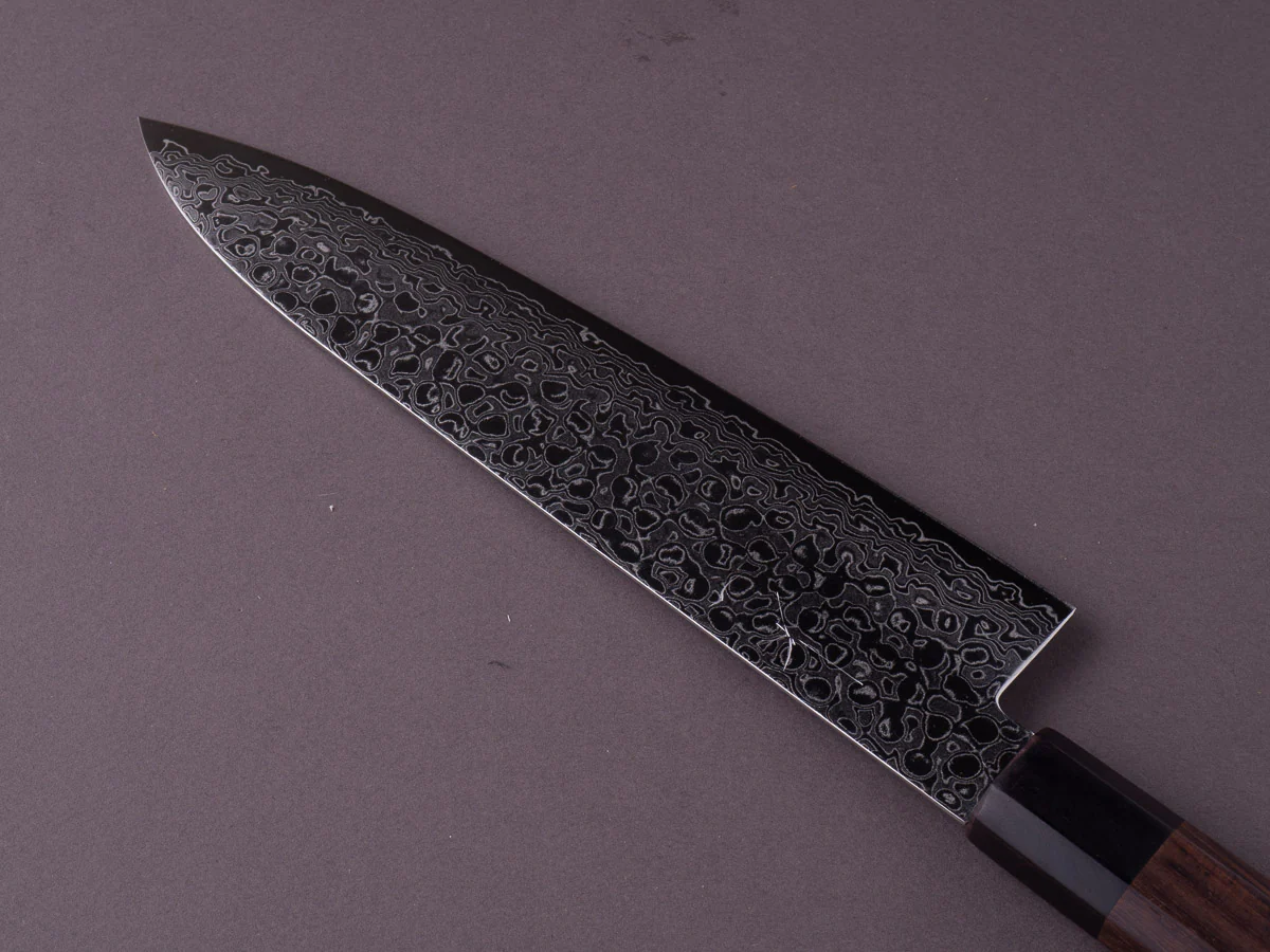 Hitohira - HG - Damascus - 210mm Gyuto - Original Wood Handle - Image 8