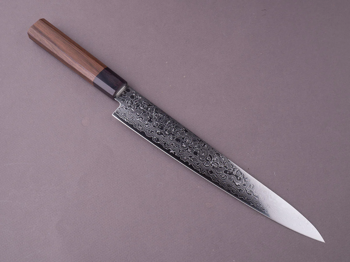 Hitohira - HG - Damascus - 240mm Sujihiki - Original Wood Handle